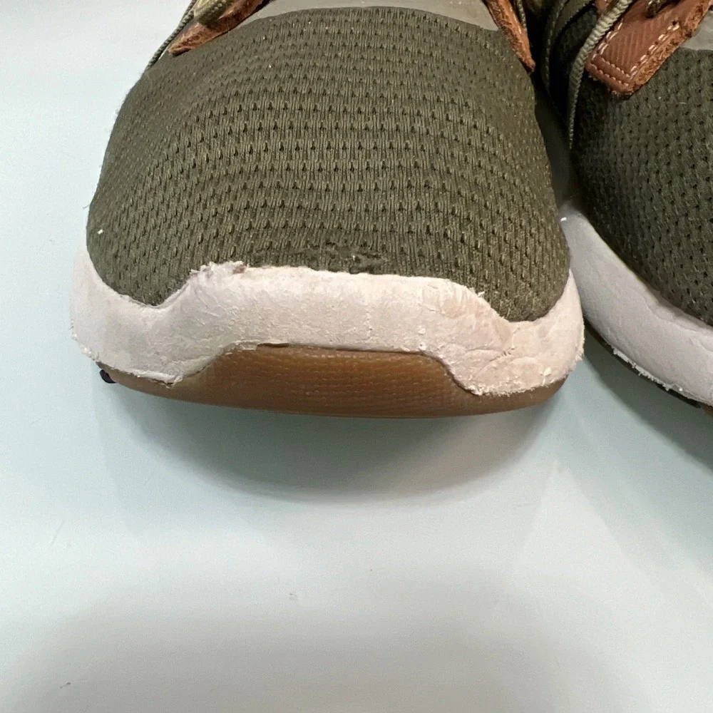 OluKai Mio‎ Li Men's 13 Olive Mesh Sneakers Comfort Casual Walking Shoes